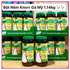 Bột Hạt Nêm Knorr Gà Mỹ 1.14kg - Mẫu Mới Nhất