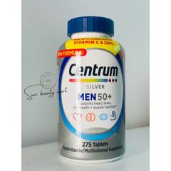 Viên Uống Tổng Hợp VITAMIN Centrum SILVER Cho Nam  TRÊN 50 tuổi 275 Viên