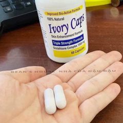 Viên uống trắng da Ivory Caps Glutathione Complex 1500mg chai 60 viên từ Mỹ