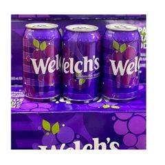 Date 09 / 2024 - Thùng 12 lon Nước Ngọt Welch’s Soda Nho USA ( lon / 355 ml )
