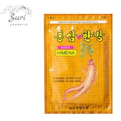 Miếng Dán Cao Hồng Sâm Himena Hàn Quốc - Combo 5 Miếng Giảm Đau Lưng, Đau Khớp Cho Người Già và Người Vận Động