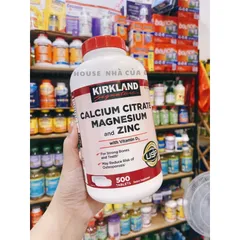 Bổ Sung Canxi Kirkland Calcium Citrate Magnesium And Zinc 500 Viên