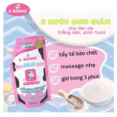 Muối Tắm Sữa Bò A Bonne 350gr - Tẩy Tế Bào Chết, Dưỡng Ẩm, Làm Trắng Da - Sản Phẩm Spa Thái Lan Chính Hãng