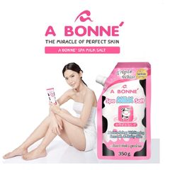 Muối Tắm Sữa Bò A Bonne 350gr - Tẩy Tế Bào Chết, Dưỡng Ẩm, Làm Trắng Da - Sản Phẩm Spa Thái Lan Chính Hãng