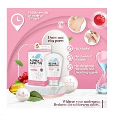 Kem Dưỡng Vùng Nách Alpha Arbutin Hữu Cơ 50gr - Làm Sáng Mịn Da Dưới Cánh Tay, Ngăn Mùi Tự Nhiên, Kem Chăm Sóc Da Mặt Cao Cấp