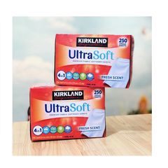 Giấy xả Kirkland Signature Ultra Soft Premium Fabric Fresh Scent (250 tờ)