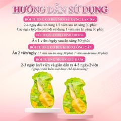 Kẹo dứa giảm cân túi 7 viên