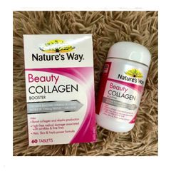 VIÊN UỐNG TRẮNG DA NATURE'S WAY BEAUTY ROSEHIP & COLLAGEN 60 VIÊN CỦA ÚC