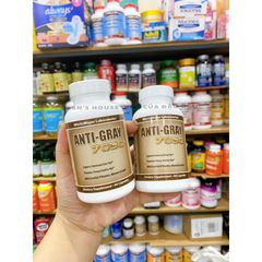Viên Uống ANTI-GRAY 7050 - Hỗ Trợ Giảm Bạc Tóc, Phục Hồi Màu Đen Tự Nhiên, 60 Viên Bổ Sung Dưỡng Chất Tóc Khỏe Mạnh