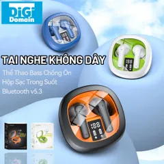 Tai Nghe Không Dây F03 Thể Thao Bass Chống Ồn Bluetooth 5.3 Hiển thị pin Nghe Nhạc Tương Thích Chọ iPhone Android