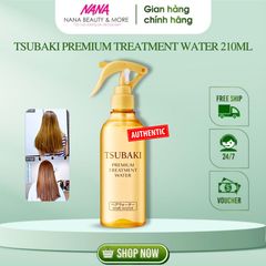 Xịt Dưỡng Tóc Tsubaki Premium Treatment Water 210ML - Giải Pháp Bảo Vệ Tóc Khỏe Đẹp, Phục Hồi Hư Tổn, Chống Nhiệt Độ Cao Nhật Bản