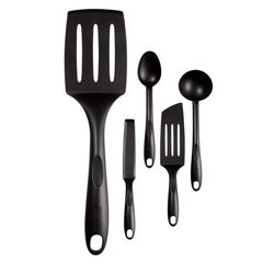 Bộ 5 Dụng Cụ Nấu Ăn Tefal Bienvenue - Muôi, Thìa, Xẻng làm Bánh Kẹp, Xẻng Góc và Xẻng Dài Cao Cấp, Chịu Nhiệt đến 220°C