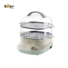 Nồi Hấp Hai Tầng Bear DZG-C60A1 - Công Suất 800W, Dung Tích 6L, Thiết Kế Tiện Lợi Giúp Bảo Quản Vitamin Thực Phẩm Tốt Nhất