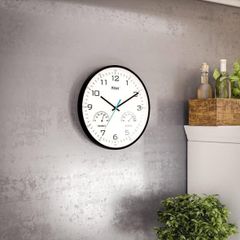 Đồng Hồ Treo Tường MEBUS Nội Địa Đức 30cm - Xem Giờ, Báo Nhiệt Độ, Độ Ẩm - Phụ Kiện Trang Trí Nhà Cửa Thông Minh