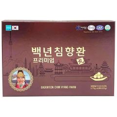 Viên An Cung Ngưu Trầm Hương Baeknyeon Chim Hyang Hwan Premium 60 viên - Hỗ trợ sức khỏe, cải thiện tuần hoàn, ngăn đột quỵ