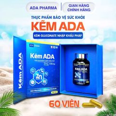 Viên Kẽm ADA Gluconate 150mg Nhập Khẩu Pháp - Tăng Cường Sinh Lực Nam Giới & Hỗ Trợ Miễn Dịch