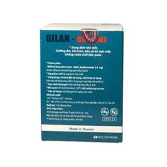 Dung dịch nước mắt nhân tạo Gilan Ultra Comfort - Nước nhỏ mắt khô - Hộp 30 ống tiện lợi, không chứa chất bảo quản