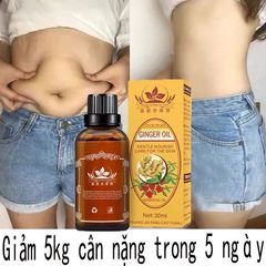 Kem Đốt Mỡ Bụng & Tinh Dầu Giảm Béo - Giảm 5 Cân Trong 7 Ngày, Hỗ Trợ Săn Chắc Da, Chất Liệu Tự Nhiên, An Toàn, Hiệu Quả