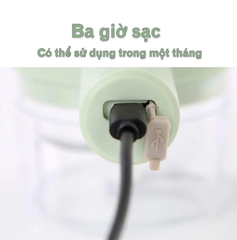 Máy Cắt Lát Tỏi Ớt Mini Cầm Tay - Máy Xay Thực Phẩm Đa Năng Pin Sạc, Dễ Dàng Vệ Sinh, Tiện Lợi Cho Nhà Bếp