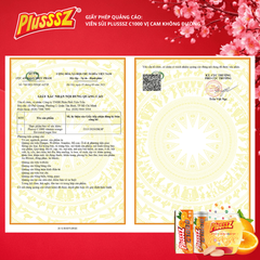 Viên Sủi Vitamin C Plusssz 1000mg Vị Cam Không Đường - Hỗ Trợ Sức Khỏe Hàng Ngày, 10 Viên Trong Tuýp Nhập Khẩu 4g
