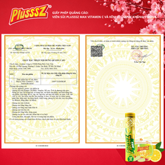 Viên sủi Plusssz Max Vitamin C & Zinc hương chanh - Tăng cường miễn dịch, hỗ trợ sức khỏe - Tuýp 20 viên dễ hòa tan