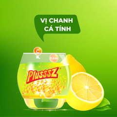 Viên Sủi Plusssz Max Vitamin C & Kẽm Vị Chanh Không Đường - Tăng Cường Đề Kháng, 3 Tuýp 20 Viên Nhập Khẩu Châu Âu