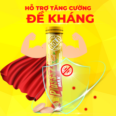 [COMBO 5 TUÝP x 20 VIÊN] Viên Sủi Vitamin Tổng Hợp  PLUSSSZ MAX MULTIVITAMIN VỊ CAM Không Đường