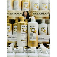 Cặp Dầu Gội và Dầu Xả Pantene Pro-V 5 Trong 1 - Giải Pháp Cho Tóc Xơ Rối, Chẻ Ngọn, Giữ Ẩm Và Bảo Vệ Màu Tóc