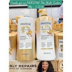 Cặp Dầu Gội và Dầu Xả Pantene Pro-V 5 Trong 1 - Giải Pháp Cho Tóc Xơ Rối, Chẻ Ngọn, Giữ Ẩm Và Bảo Vệ Màu Tóc