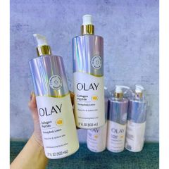 Sữa Dưỡng Thể Olay B3 Collagen 502ml - Siêu Dưỡng ẩm, Cải Thiện Da Khô, Nâng Tone Mịn Màng, Bản Mỹ Chính Hãng