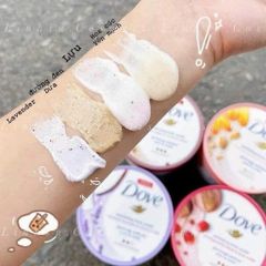 Tẩy Tế Bào Chết DOVE Mỹ 298gram - Chăm Sóc Da Mặt Hương Lựu Bơ Hạt Mỡ, Dưỡng Ẩm Mịn Màng, Giúp Da Khỏe Đẹp