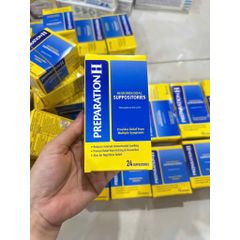 Viên Phụ Hỗ trợ Làm Đẹp Preparation H - Hàng Mỹ Chính Hãng 24 Viên, Dùng Ngoài, An Toàn Cho Da