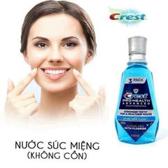 Nước Súc Miệng CREST Pro-Health Advanced 1L - Chống Sâu Răng, Làm Sạch Nướu, Hơi Thở Thơm Mát, Phục Hồi Men Răng