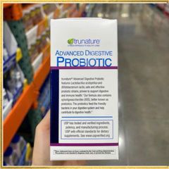 Viên uống Trunature Advanced Digestive Probiotic Mỹ - Hỗ trợ tiêu hóa và miễn dịch hiệu quả cho sức khỏe tốt hơn
