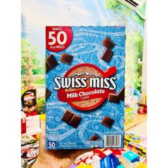 Bột cacao sữa Swiss Miss 50 gói - Sô-cô-la Nguyên Chất Mỹ, Không Chất Béo, Thích Hợp Cho Người Ăn Kiêng