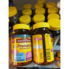 Viên uống Vitamin Tổng Hợp Prenatal Bầu Mỹ Mẫu Mới Nhất 60 Viên - Dinh Dưỡng Chất Lượng Cho Mẹ Và Bé