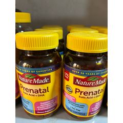 Viên uống Vitamin Tổng Hợp Prenatal Bầu Mỹ Mẫu Mới Nhất 60 Viên - Dinh Dưỡng Chất Lượng Cho Mẹ Và Bé