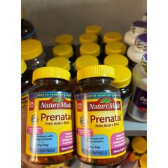 Viên uống Vitamin Tổng Hợp Prenatal Bầu Mỹ Mẫu Mới Nhất 60 Viên - Dinh Dưỡng Chất Lượng Cho Mẹ Và Bé