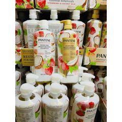 Dầu Gội & Xả Pantene Essential Botanicals 1.13L - Cho Tóc Nhuộm, Cung Cấp Độ Ẩm, Giúp Tóc Suôn Mượt, Khỏe Mạnh