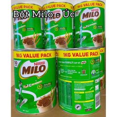 Sữa Bột Milo Úc 1kg - Hỗ Trợ Tăng Chiều Cao, Cung Cấp Dinh Dưỡng Cho Bé, Hương Vị Ngọt Thanh Tuyệt Hảo