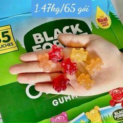 Kẹo Dẻo Trái Cây Black Forest Organic Gummy Bear - Gấu Ngọt Ngào Hữu Cơ Xuất Xứ Mỹ, 6 Vị Đủ Màu Sắc cho Trẻ Em và Người Lớn