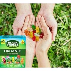 Kẹo Dẻo Trái Cây Black Forest Organic Gummy Bear - Gấu Ngọt Ngào Hữu Cơ Xuất Xứ Mỹ, 6 Vị Đủ Màu Sắc cho Trẻ Em và Người Lớn