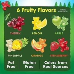 Kẹo Dẻo Trái Cây Black Forest Organic Gummy Bear - Gấu Ngọt Ngào Hữu Cơ Xuất Xứ Mỹ, 6 Vị Đủ Màu Sắc cho Trẻ Em và Người Lớn
