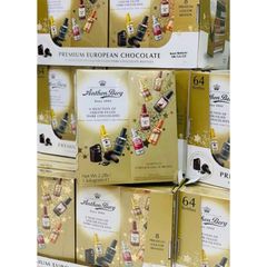 Socola Rượu Ant.hon B.erg Dark Chocolate - Kẹo Socola Đen Hương Vị Rượu Borghetti Sang Trọng, Hương Thơm Đậm Đà 100% Bơ Cacao Nhập Khẩu