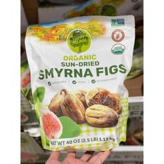 Sung Sấy Hữu Cơ Organic Sun-Dried Smyrna Figs 1.13kg - Ngọt Tự Nhiên, Không Chất Bảo Quản, Thực Phẩm Lành Mạnh Cho Sức Khỏe
