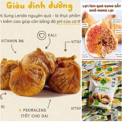 Sung Sấy Hữu Cơ Organic Sun-Dried Smyrna Figs 1.13kg - Ngọt Tự Nhiên, Không Chất Bảo Quản, Thực Phẩm Lành Mạnh Cho Sức Khỏe