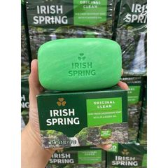 Xà Bông Cục Irish Spring Thơm Nước Mỹ - Deodorant Soap Ngăn Ngừa Mùi, Dưỡng Ẩm Da, Hương Hoa Cỏ Tươi Mát