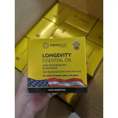 🔥🔥DẦU NÓNG LĂN KHỚP NANOGIZE HEALTH LONGEVITY ESSENTIAL OIL 21ML CỦA MỸ 🇺🇸