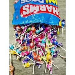 Kẹo Mút Charms Mini POP Mỹ - Hương Vị Trái Cây Dưa Hấu, Dâu Tây, Cherry, Nho, Táo - Kẹo Cao Su Độc Đáo Cho Bé 350 Cây
