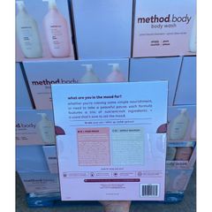 Sữa Tắm Organic Method Body 828ml - Chai Bọt Siêu Mịn, Làm Sạch Nhẹ Nhàng, Thân Thiện Môi Trường, Hương Lưu Lại Nhiều Giờ